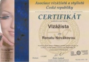 Certifikát Vizážista