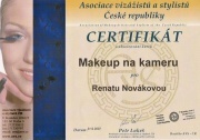 Certifikát Make-up na kameru